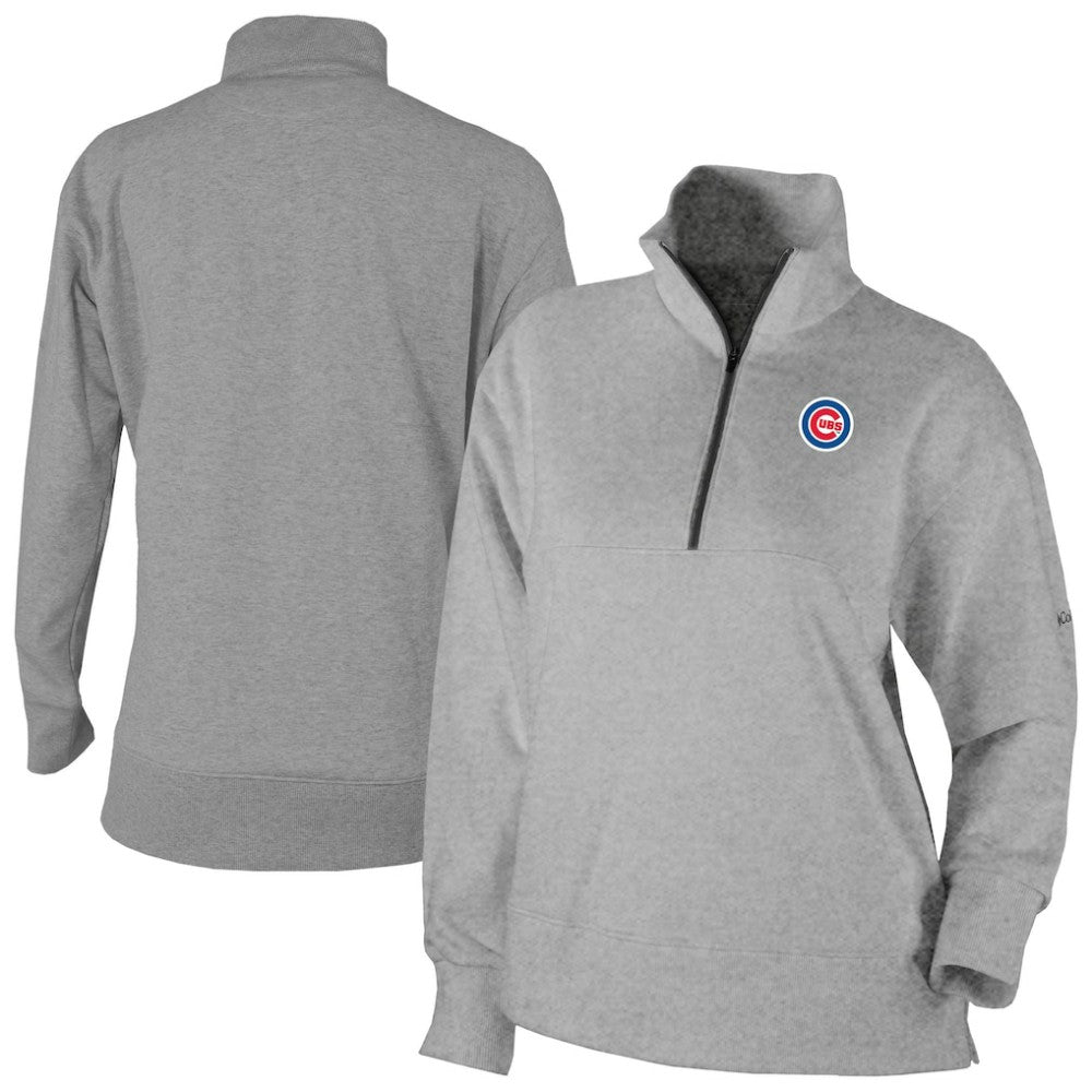 Chicago Cubs Columbia Women's Birchwood Hills Quarter-Zip Pullover Near Me