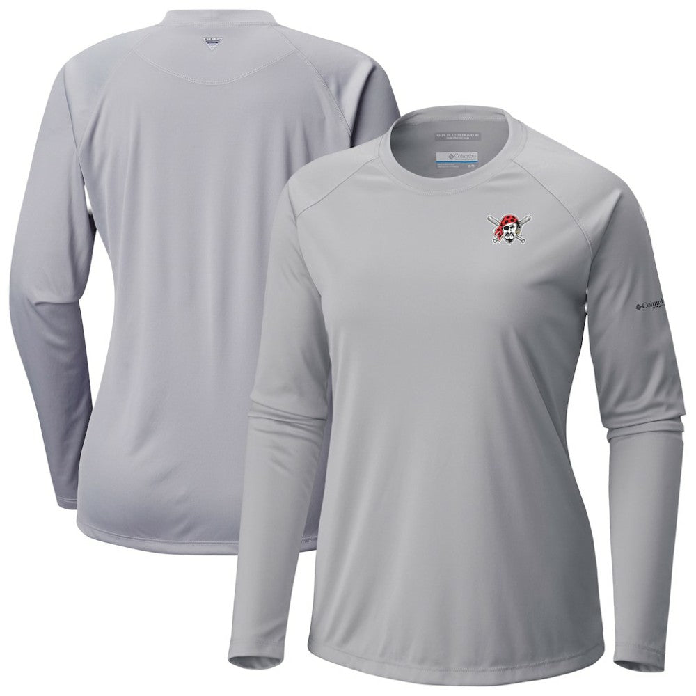 Pittsburgh Pirates Columbia Tidal Tee II Long Sleeve T-Shirt for sale