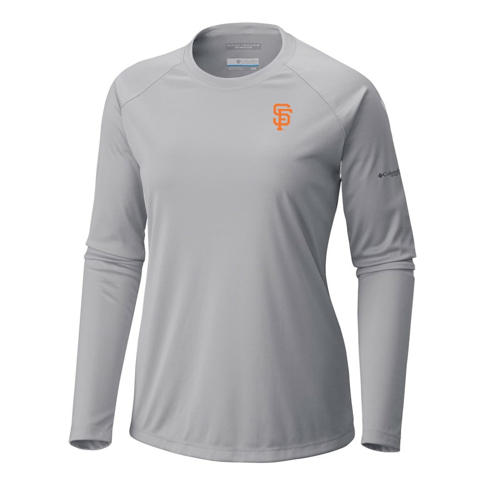 San Francisco Giants Columbia Tidal Tee II Long Sleeve T-Shirt Clearance
