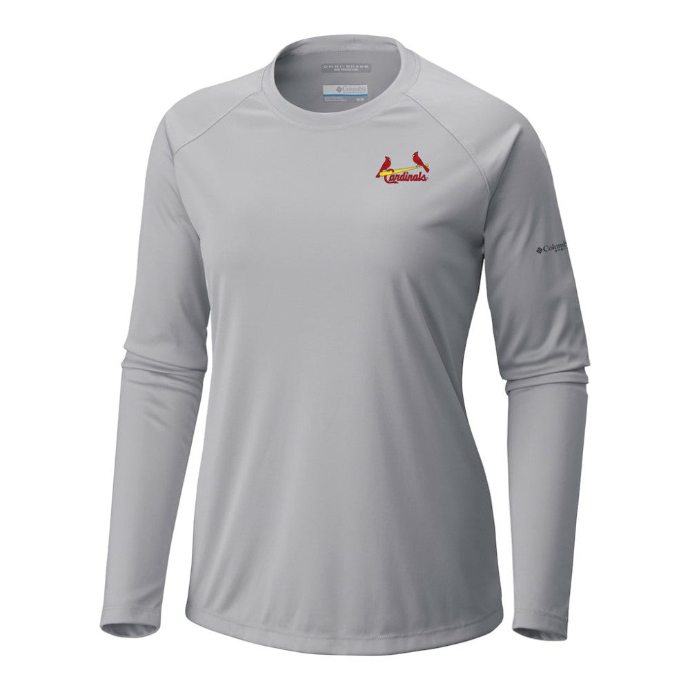 St. Louis Cardinals Columbia Tidal Tee II Long Sleeve T-Shirt discount