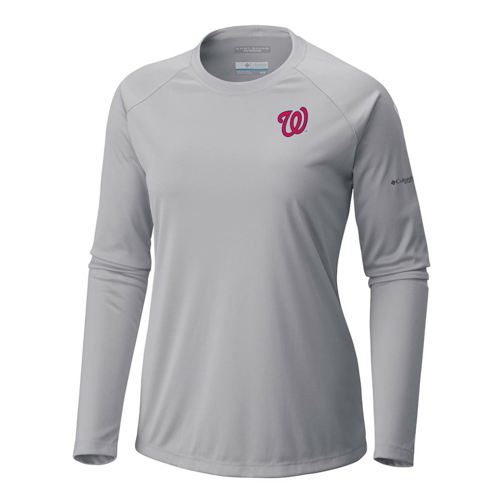 Washington Nationals Columbia Tidal Tee II Long Sleeve T-Shirt Near Me