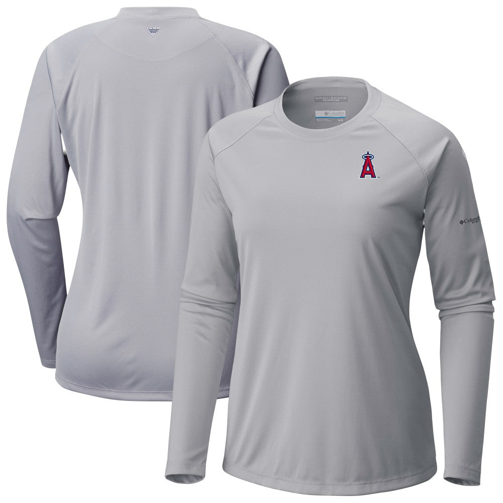 Los Angeles Angels Columbia Tidal Tee II Long Sleeve T-Shirt Online