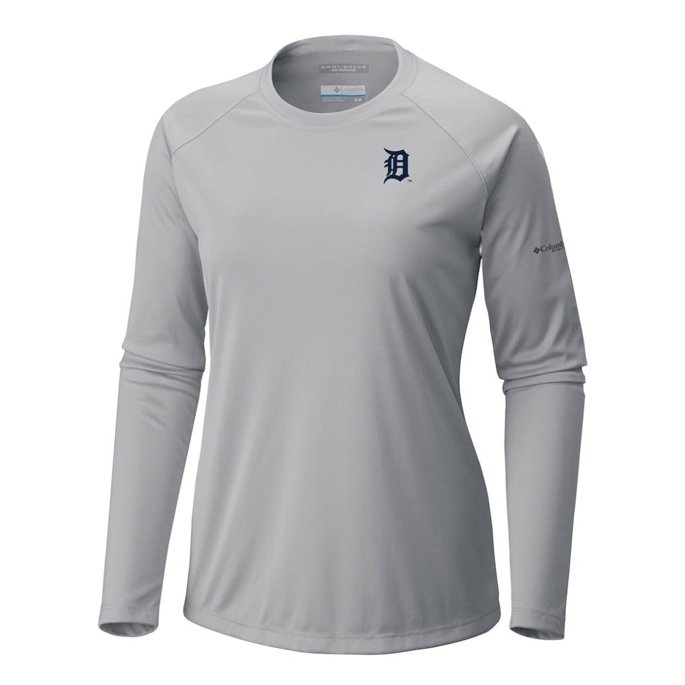 Detroit Tigers Columbia Tidal Tee II Long Sleeve T-Shirt Sale