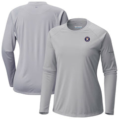 Houston Astros Columbia Tidal Tee II Long Sleeve T-Shirt discount