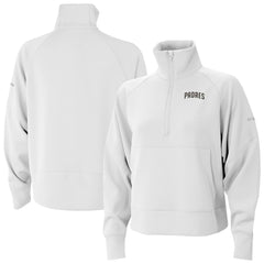 San Diego Padres Columbia Women's Wickhams Hills Raglan Omni-Wick Quarter-Zip Pullover for sale