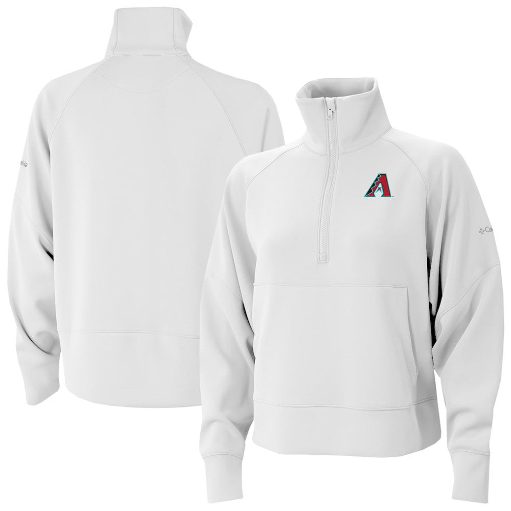 Arizona Diamondbacks Columbia Women's Wickhams Hills Raglan Omni-Wick Quarter-Zip Pullover for sale
