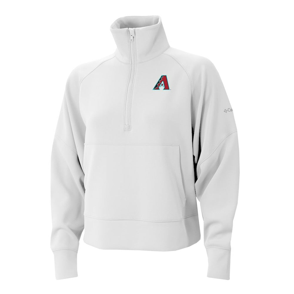 Arizona Diamondbacks Columbia Women's Wickhams Hills Raglan Omni-Wick Quarter-Zip Pullover for sale