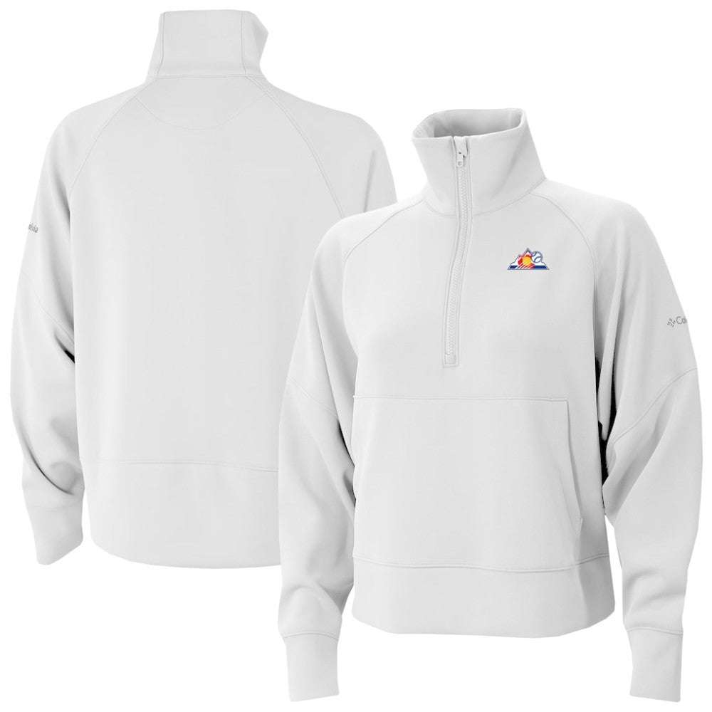 Colorado Rockies Columbia Women's Wickhams Hills Raglan Omni-Wick Quarter-Zip Pullover Online