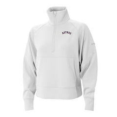 Houston Astros Columbia Women's Wickhams Hills Raglan Omni-Wick Quarter-Zip Pullover Online