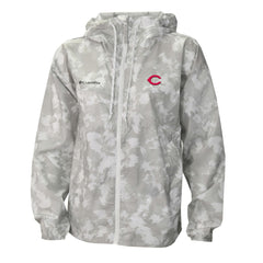 Cincinnati Reds Columbia Women's Flash Challenger Full-Zip Hoodie Windbreaker Jacket Near Me