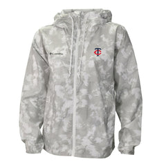 Minnesota Twins Columbia Women's Flash Challenger Full-Zip Hoodie Windbreaker Jacket Clearance