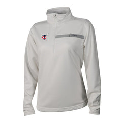 Minnesota Twins Columbia Women's Skiff Guide Fleece Half-Zip Pullover Jacket On Sale