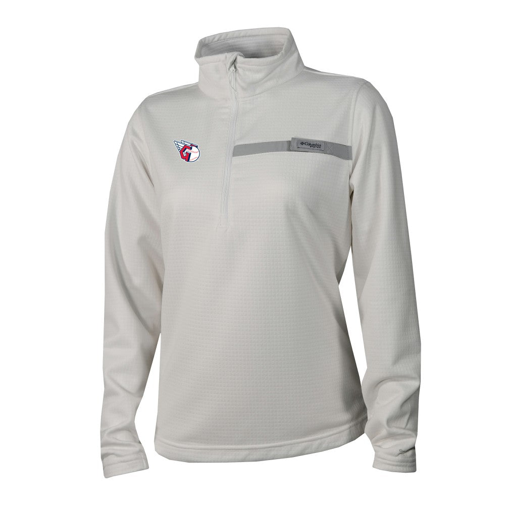 Cleveland Guardians Columbia Women's Skiff Guide Fleece Half-Zip Pullover Jacket Online