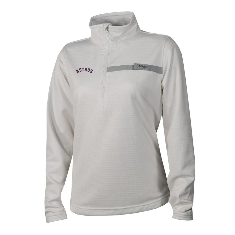 Houston Astros Columbia Women's Skiff Guide Fleece Half-Zip Pullover Jacket Sale