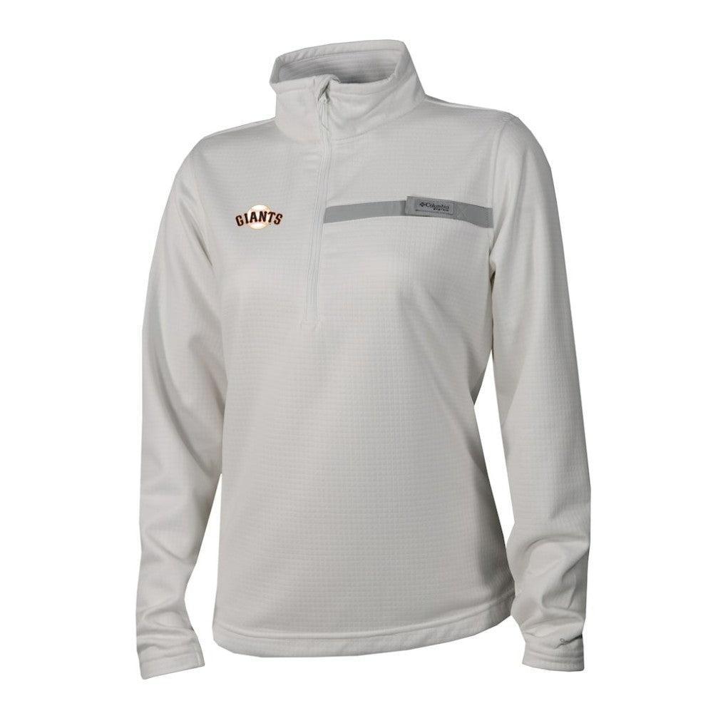 San Francisco Giants Columbia Women's Skiff Guide Fleece Half-Zip Pullover Jacket discount