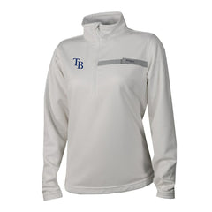 Tampa Bay Rays Columbia Women's Skiff Guide Fleece Half-Zip Pullover Jacket Clearance