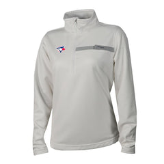 Toronto Blue Jays Columbia Women's Skiff Guide Fleece Half-Zip Pullover Jacket Sale
