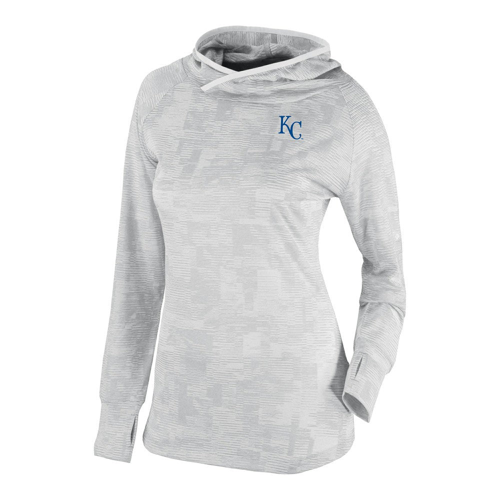 Kansas City Royals Columbia Women's Omni-Wick Sunday Ball Raglan Pullover Hoodie Clearance