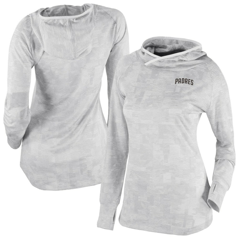 San Diego Padres Columbia Women's Omni-Wick Sunday Ball Raglan Pullover Hoodie Lifestyle