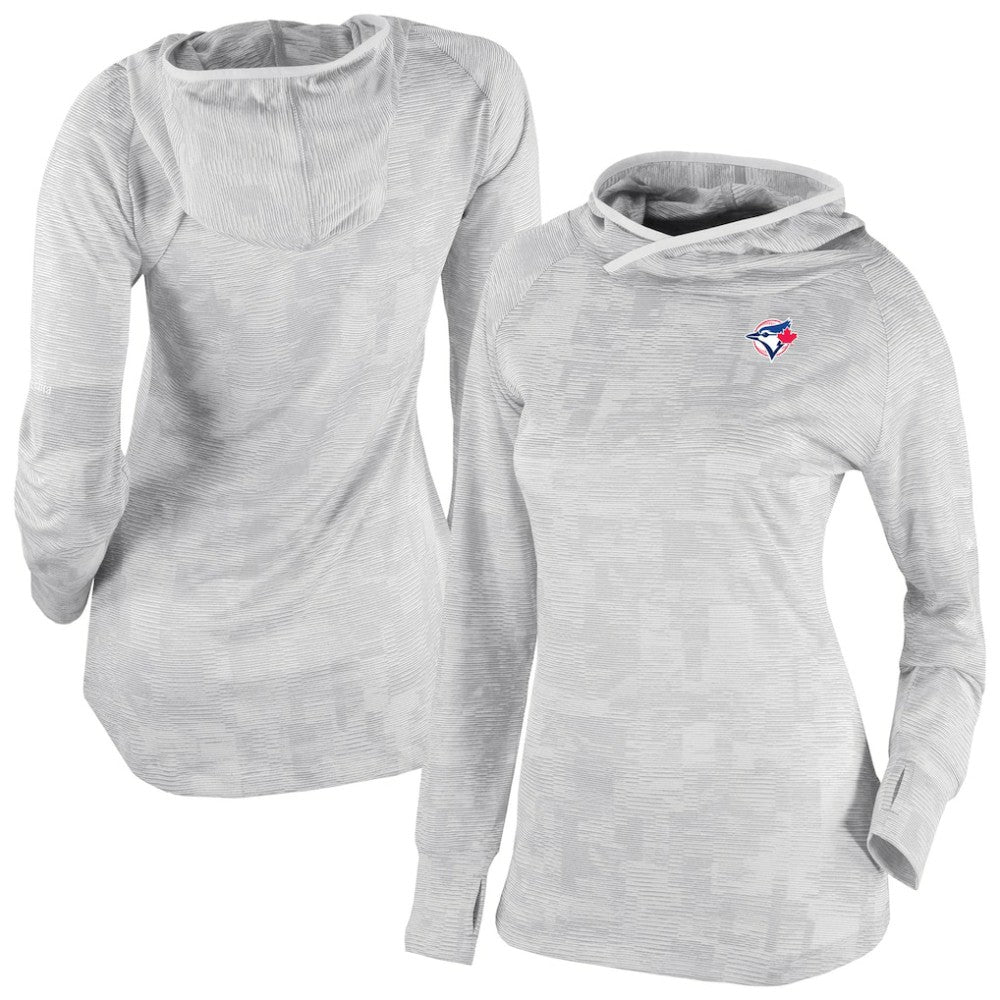Toronto Blue Jays Columbia Women's Omni-Wick Sunday Ball Raglan Pullover Hoodie Sale