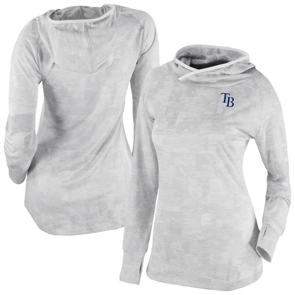 Tampa Bay Rays Columbia Women's Omni-Wick Sunday Ball Raglan Pullover Hoodie for sale