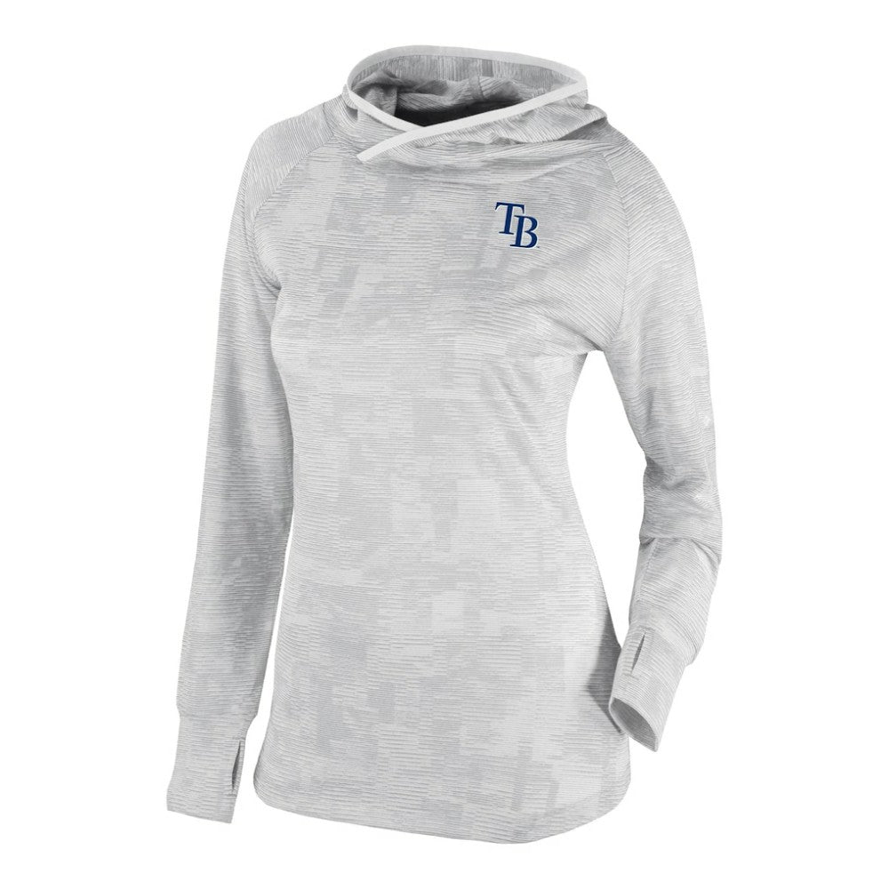 Tampa Bay Rays Columbia Women's Omni-Wick Sunday Ball Raglan Pullover Hoodie for sale
