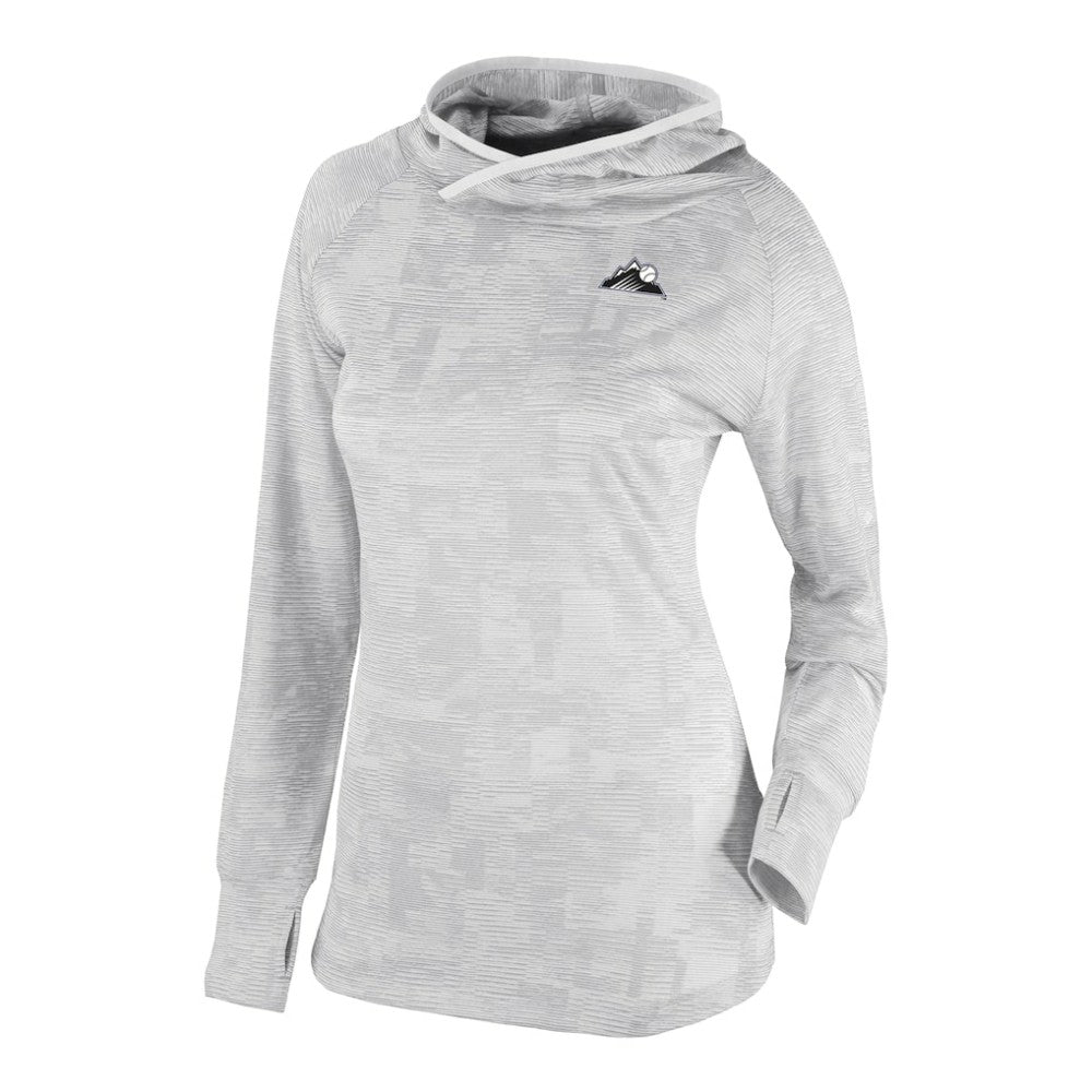 Colorado Rockies Columbia Women's Omni-Wick Sunday Ball Raglan Pullover Hoodie Lifestyle