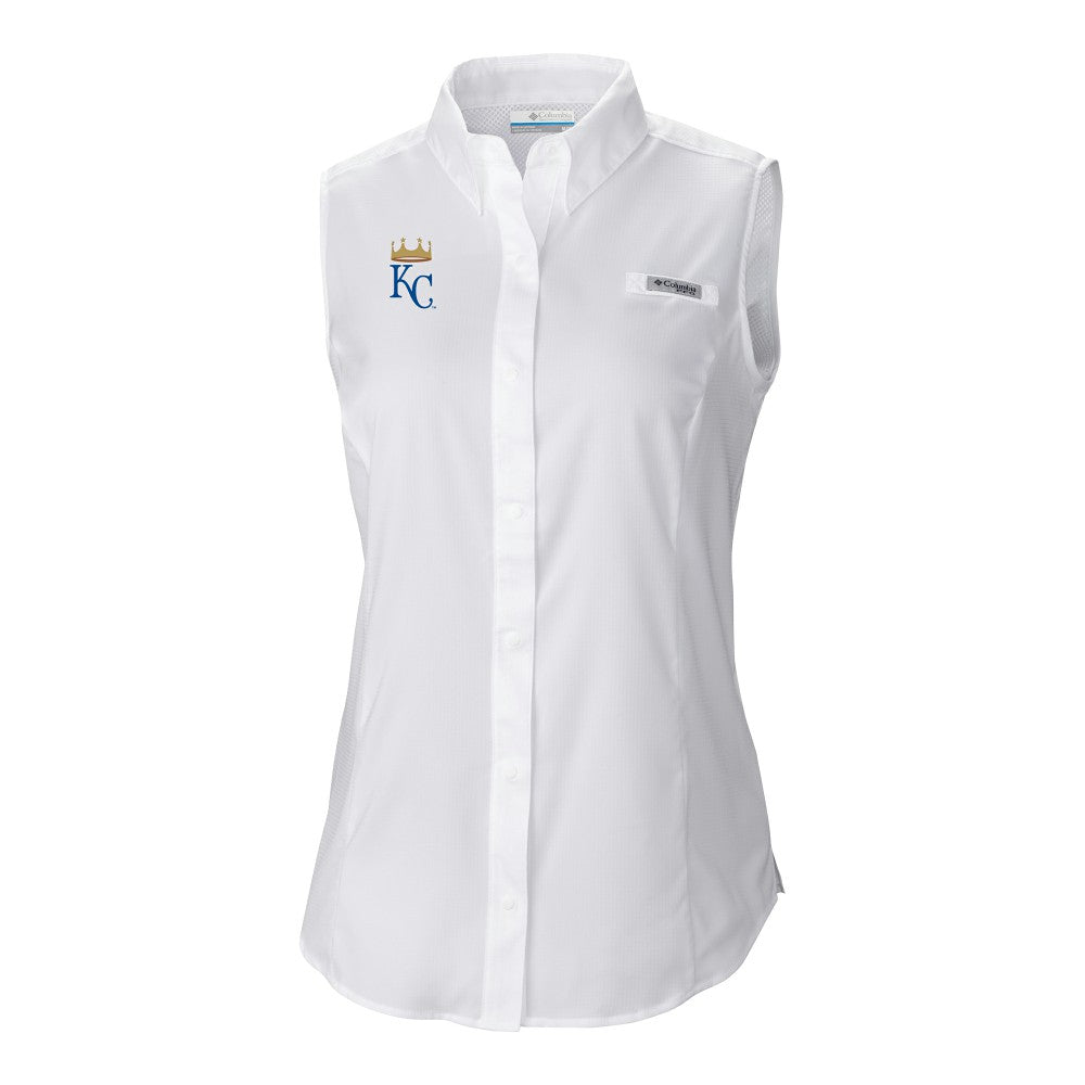 Kansas City Royals Columbia Women's Tamiami Sleeveless Shirt Near Me