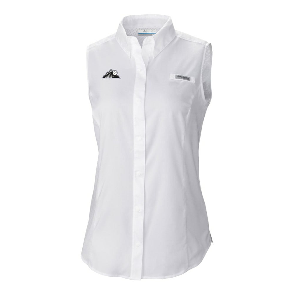 Colorado Rockies Columbia Women's Tamiami Sleeveless Shirt Lifestyle