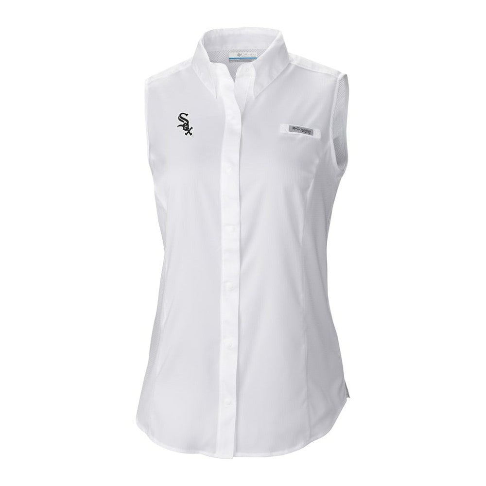 Chicago White Sox Columbia Women's Tamiami Sleeveless Shirt Near Me