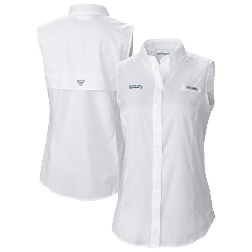 Seattle Mariners Columbia Women's Tamiami Sleeveless Shirt Online