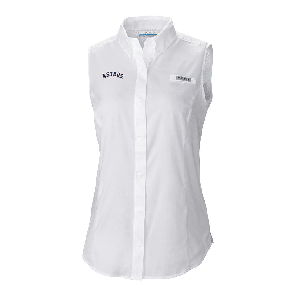 Houston Astros Columbia Women's Tamiami Sleeveless Shirt Near Me
