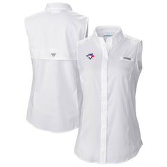 Toronto Blue Jays Columbia Women's Tamiami Sleeveless Shirt Near Me