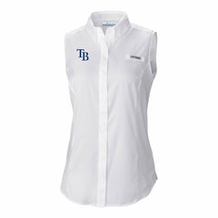 Tampa Bay Rays Columbia Women's Tamiami Sleeveless Shirt for sale