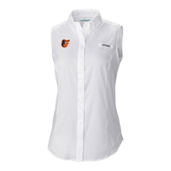 Baltimore Orioles Columbia Women's Tamiami Sleeveless Shirt Near Me
