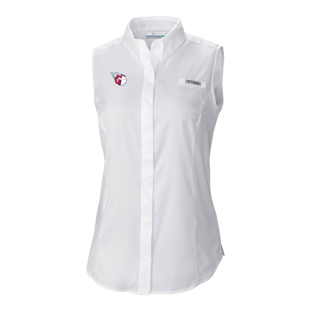 Cleveland Guardians Columbia Women's Tamiami Sleeveless Shirt Online