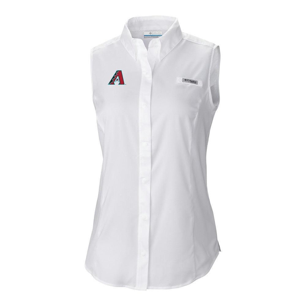 Arizona Diamondbacks Columbia Women's Tamiami Sleeveless Shirt Clearance