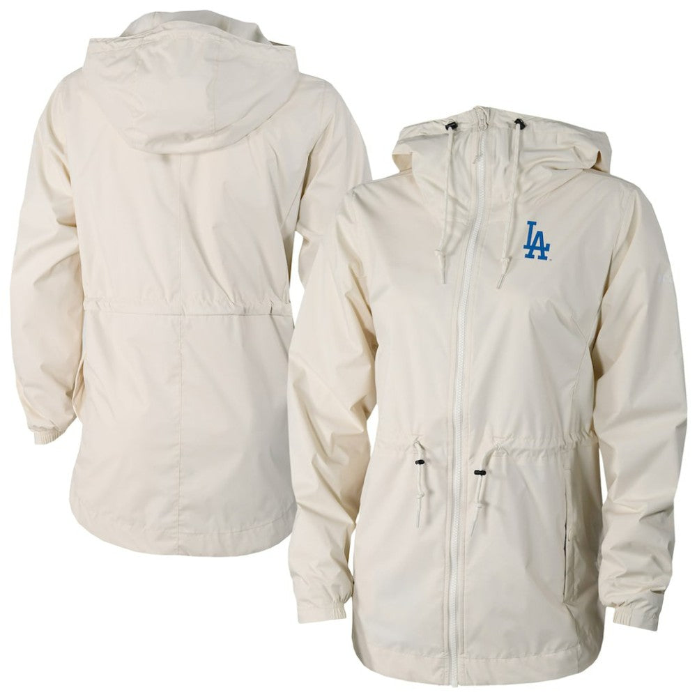 Los Angeles Dodgers Columbia Women's Lily Park Full-Zip Rain Jacket Clearance