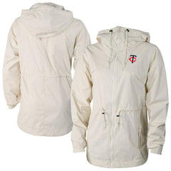 Minnesota Twins Columbia Women's Lily Park Full-Zip Rain Jacket Sale