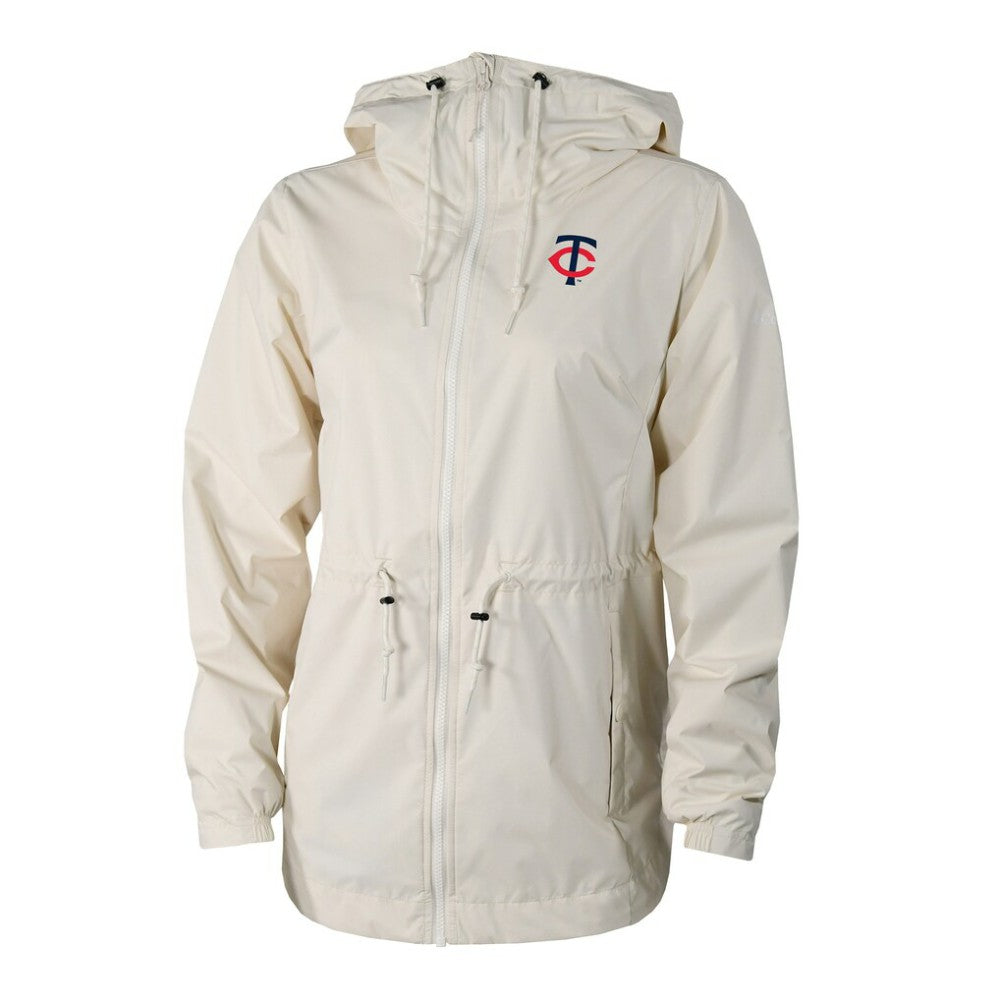 Minnesota Twins Columbia Women's Lily Park Full-Zip Rain Jacket Sale