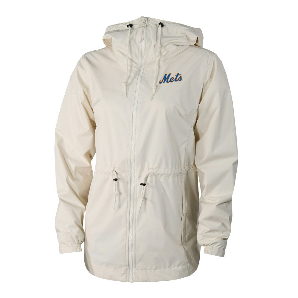 New York Mets Columbia Women's Lily Park Full-Zip Rain Jacket Clearance