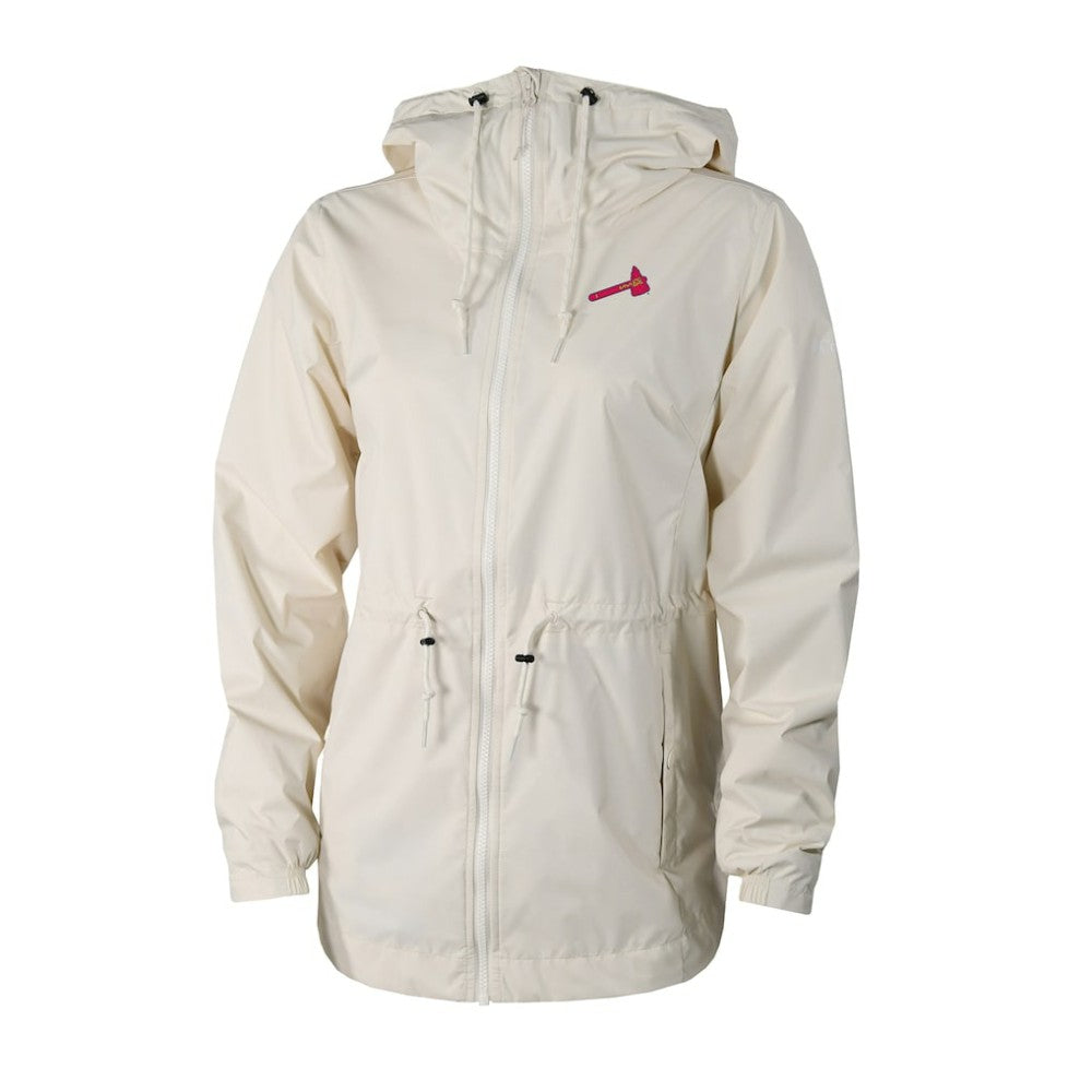 Atlanta Braves Columbia Women's Lily Park Full-Zip Rain Jacket Clearance