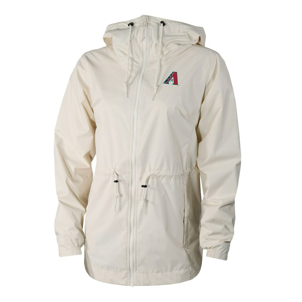 Arizona Diamondbacks Columbia Women's Lily Park Full-Zip Rain Jacket On Sale