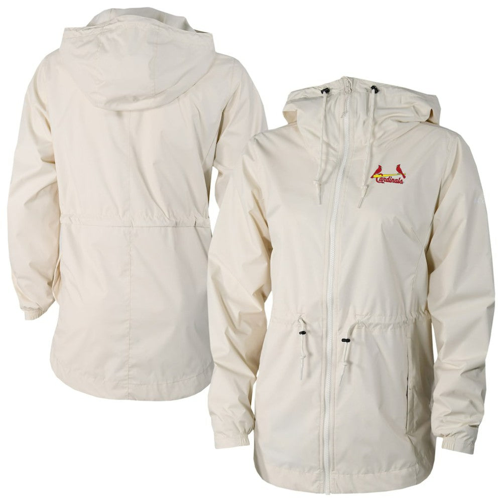 St. Louis Cardinals Columbia Women's Lily Park Full-Zip Rain Jacket for sale