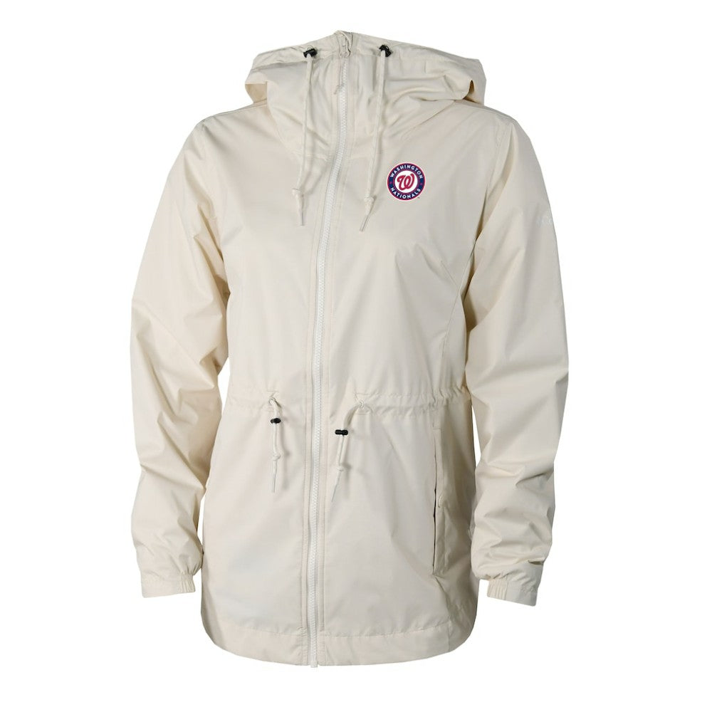 Washington Nationals Columbia Women's Lily Park Full-Zip Rain Jacket On Sale