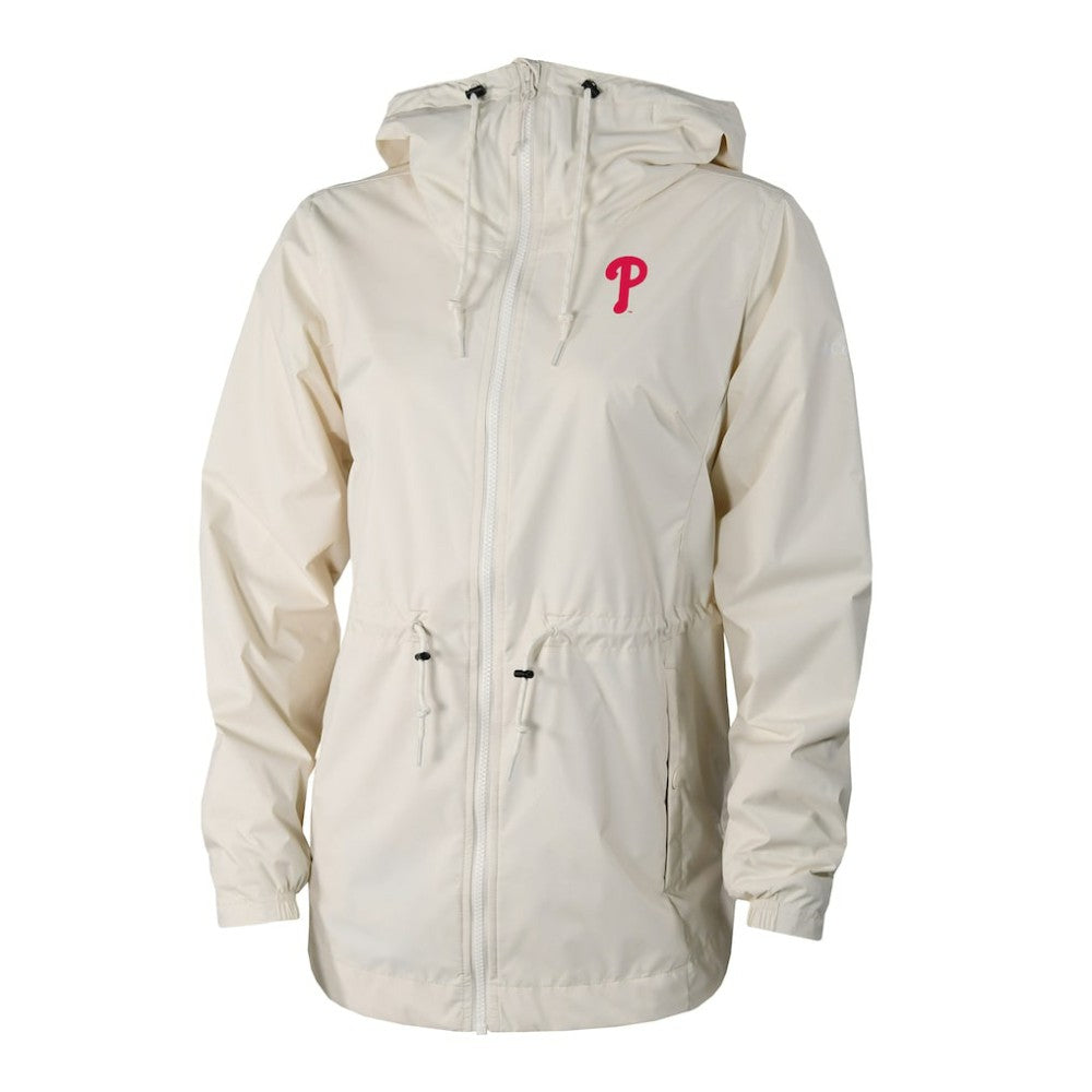 Philadelphia Phillies Columbia Women's Lily Park Full-Zip Rain Jacket On Sale