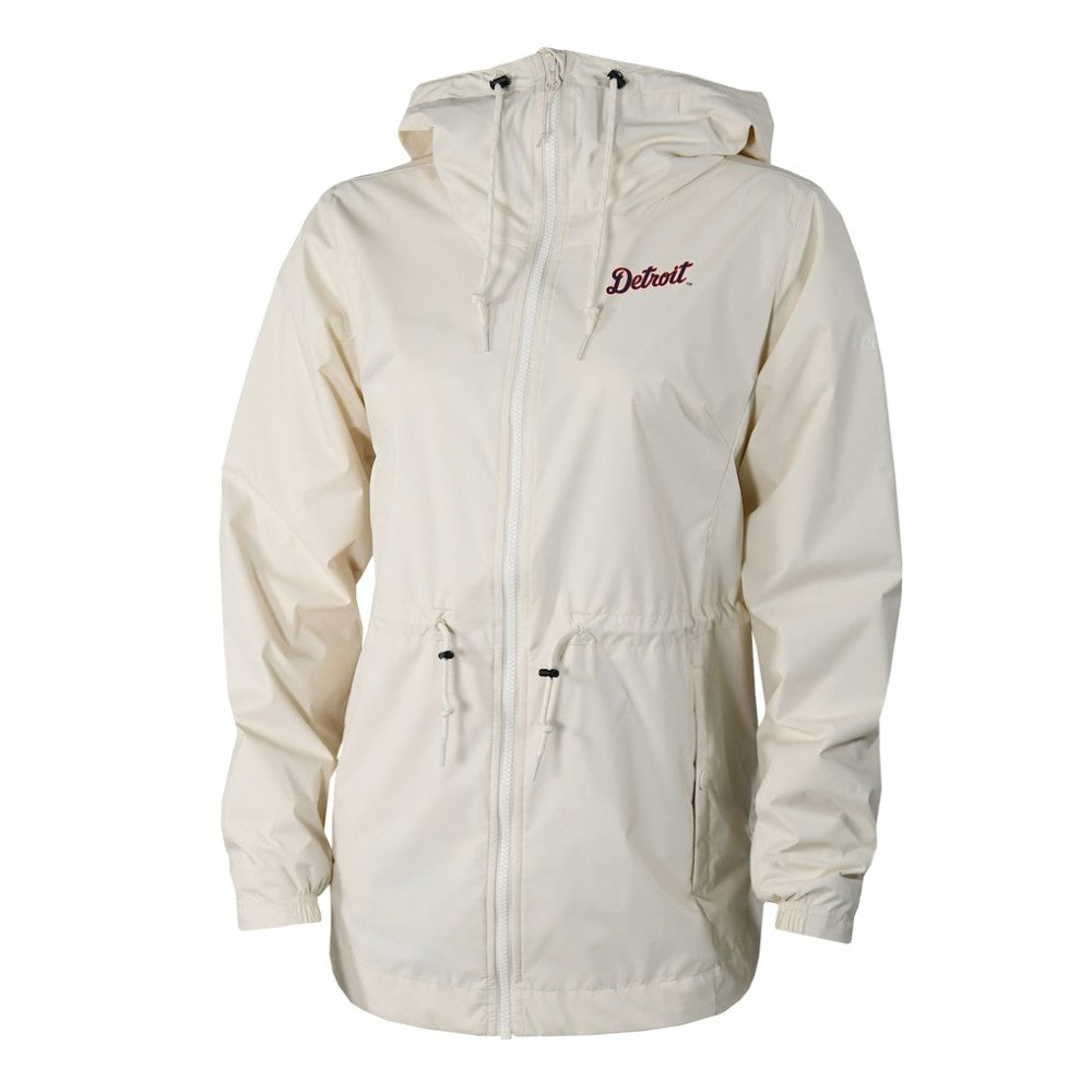 Detroit Tigers Columbia Women's Lily Park Full-Zip Rain Jacket Sale