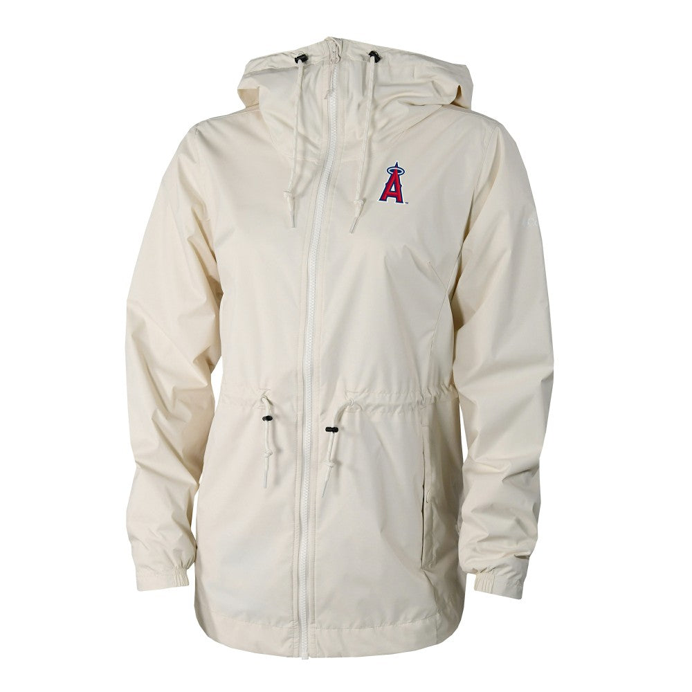 Los Angeles Angels Columbia Women's Lily Park Full-Zip Rain Jacket On Sale