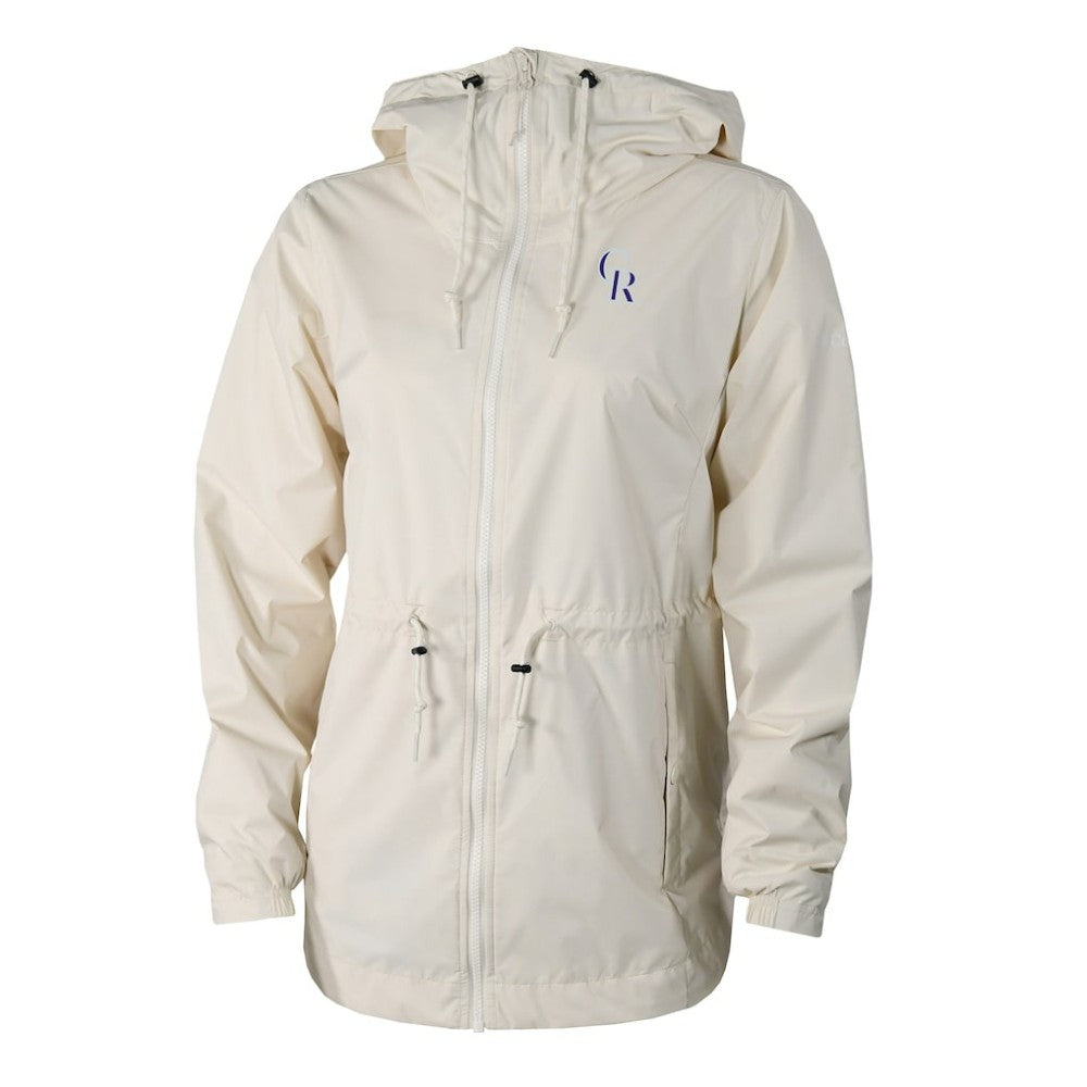 Colorado Rockies Columbia Women's Lily Park Full-Zip Rain Jacket Sale
