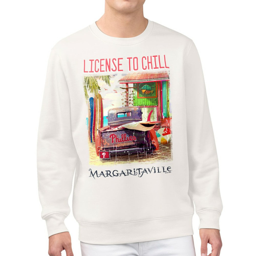 Philadelphia Phillies Margaritaville License to Chill Fleece Sweatshirt discount